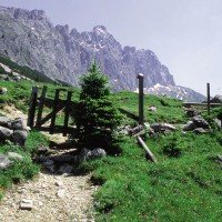 Wandel route Alpen